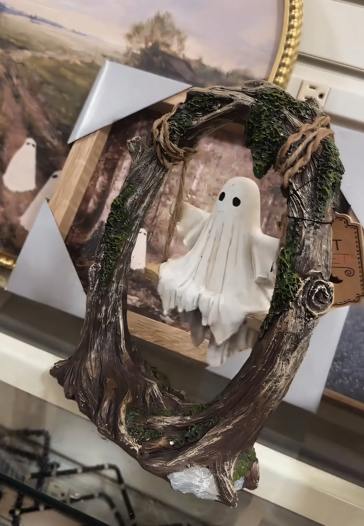 🔥👻 Early Halloween Special: Ghost on a Tree Swing – Add Fun & Spooky Vibes to Your Party!