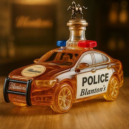 Police Car Whiskey Bottle