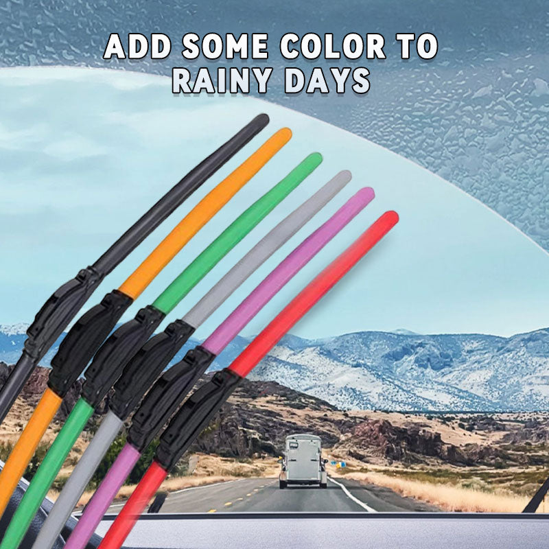 🚗✨Colorful Windshield Wipers – Style Meets Performance!