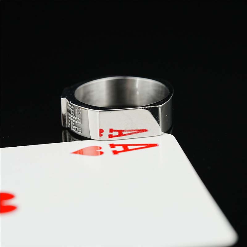 ♠️ The Illusionist's Edge: Hexagonal Reflective Fret Ring