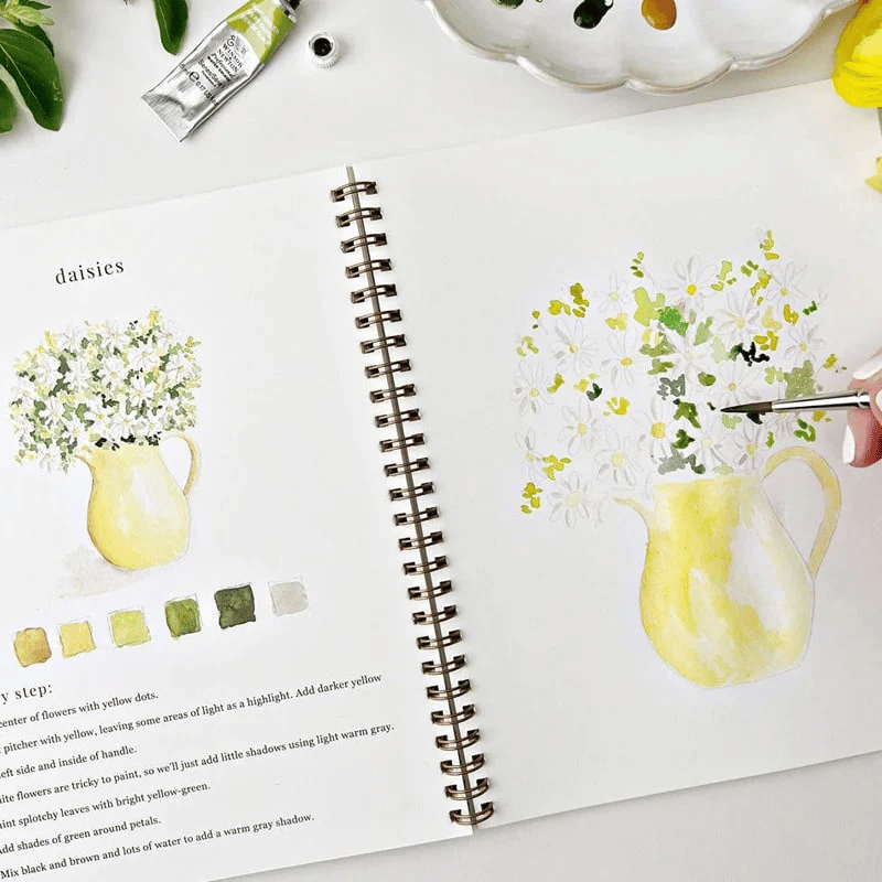 🔥Lente Korting🖼️ Aquarel Werkboek voor Nieuwe Kunstenaars