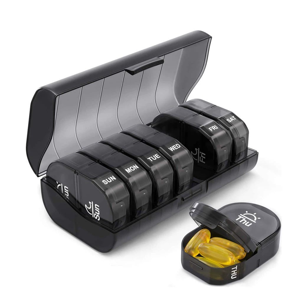 Portable Lightproof Pill Organizer