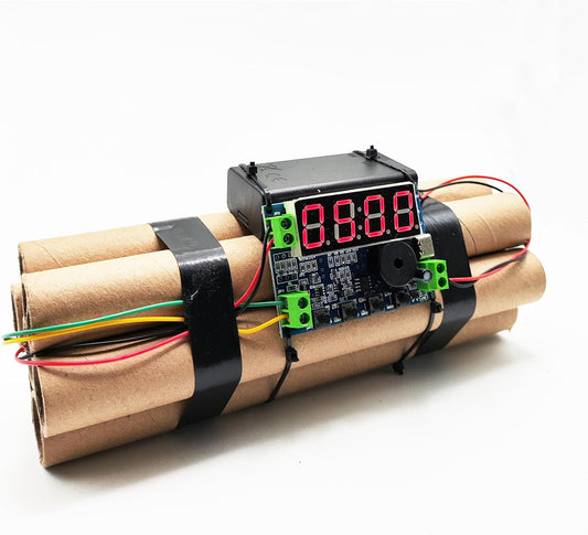 Dynamite Shaped Clock