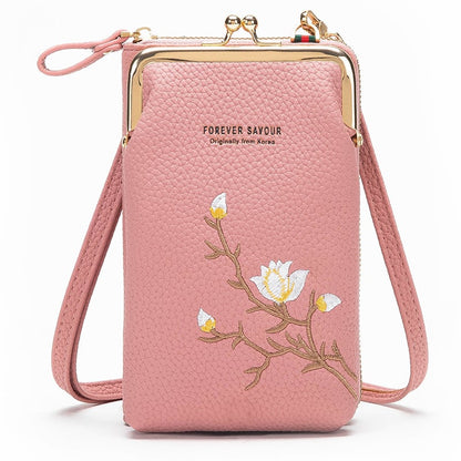💼👛 Women Sling Cross-Body Wallet with Mobile Cell Phone Holder 📱✨