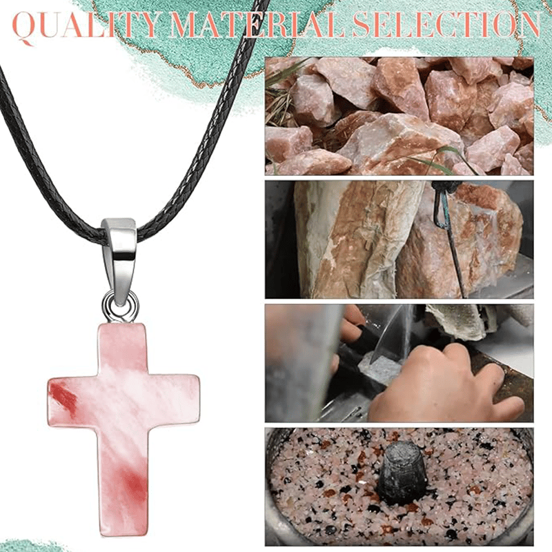 💎✨ Holiday Sale: Natural Energy Cross Crystal Stone!