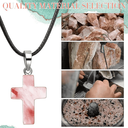 💎✨ Holiday Sale: Natural Energy Cross Crystal Stone!