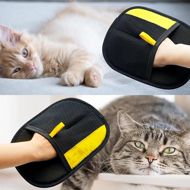 🐾 Pet Grooming & Deshedding Glove – Gentle, Easy, Effective!