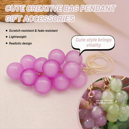 🍇 Cute Creative Bag Pendant Gift Accessories