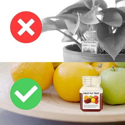 [BUY 2 GET 1 FREE]🔥Super Ninja Fruit Fly Trap - User Friendly  (Up to 3 Weeks per Bottle)