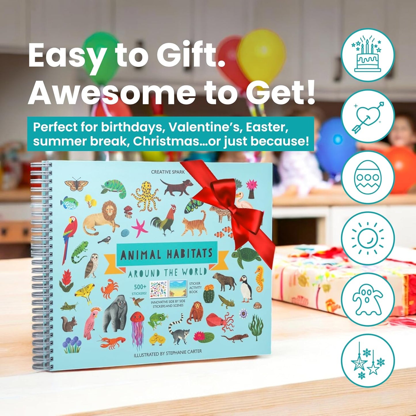 🔥LAST DAY 60% OFF - 🦋 Hello Bugs Sticker Book Activity for Kids 🐞 (over 500 stickers!)