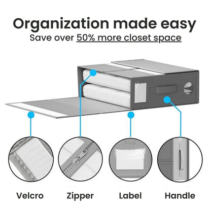 🔥Hot Sale Promotion-49% OFF✨-Foldable Bed Sheet Organizers and Storage