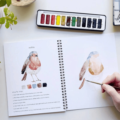 🔥Lente Korting🖼️ Aquarel Werkboek voor Nieuwe Kunstenaars