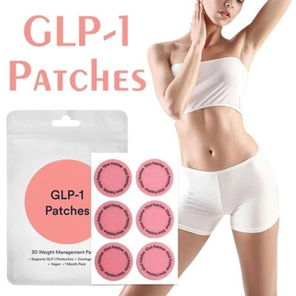 GLP-1 Patches: 30 Metabolic Balance Patches, Berberine, Steady Release, Vegan, 1 Month Pack