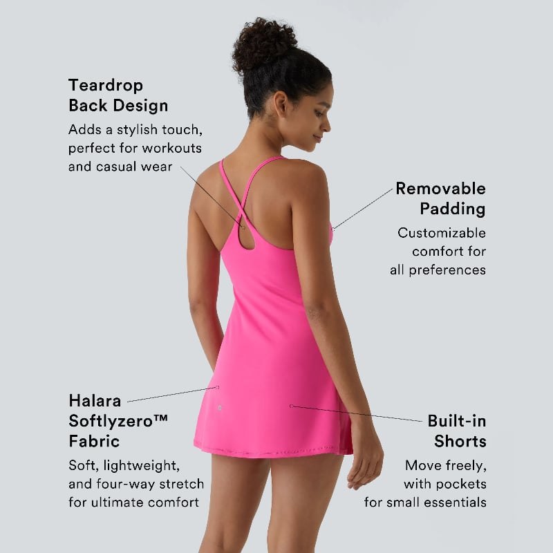 🎁Last Day 49% OFF🔥The Ultimate Backless Active Dress — Made for Movement & Easy Bathroom Breaks