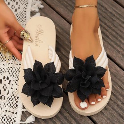 🌼Summer Flowering Beach Slippers With Thick Sole🌴