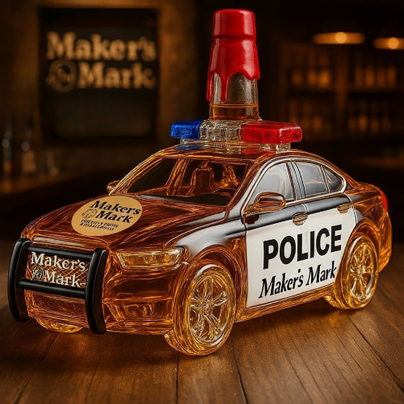 Police Car Whiskey Bottle