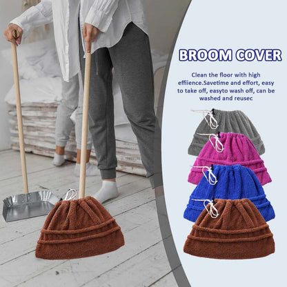 ✨Drawstring Coral Fleece Mop Head  ✨ Dual-Sided & Super Absorbent