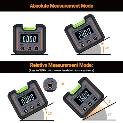 🔥 49% KORTING – 0-360° Digitale Hoekmeter met Magneet