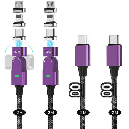 🔌 Magic Spin Cable - Fast Charging for MobilePhones and Electronics