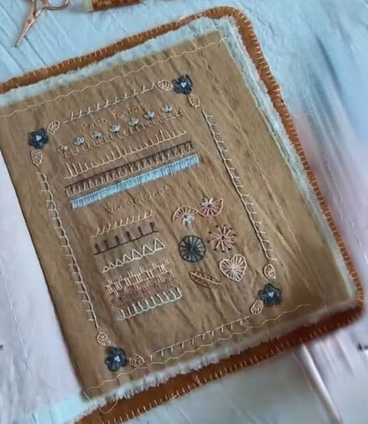 🔥📖 Beginner-Friendly Embroidery Stitch Book