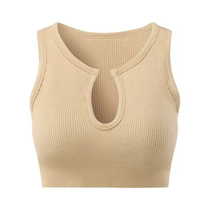 Seamless Push Up Sports Bra - Sexy Push Up Top