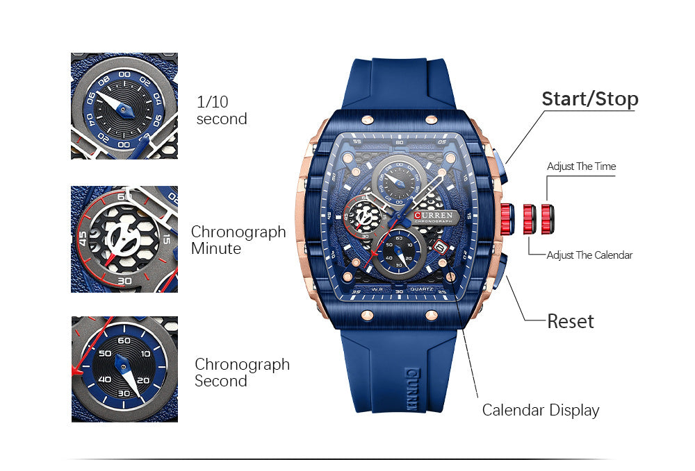 FREE SHIPPING🎊Cyberpunk and Futuristic Style⌚Multifunctional Quartz Watch for Men