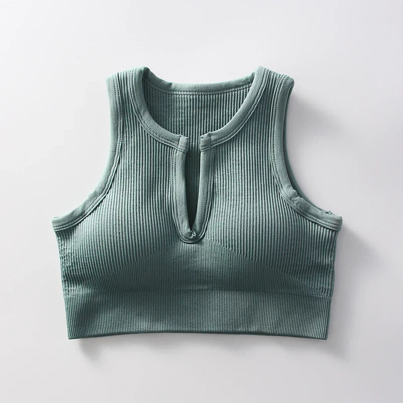 Seamless Push Up Sports Bra - Sexy Push Up Top