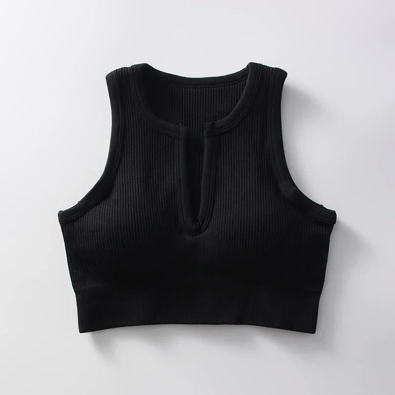 Seamless Push Up Sports Bra - Sexy Push Up Top