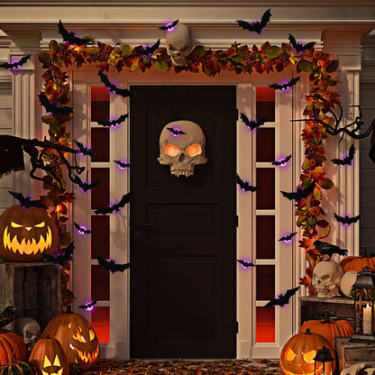 🎃2025 Halloween Must-Have🦇3D Bat Light Decoration Set