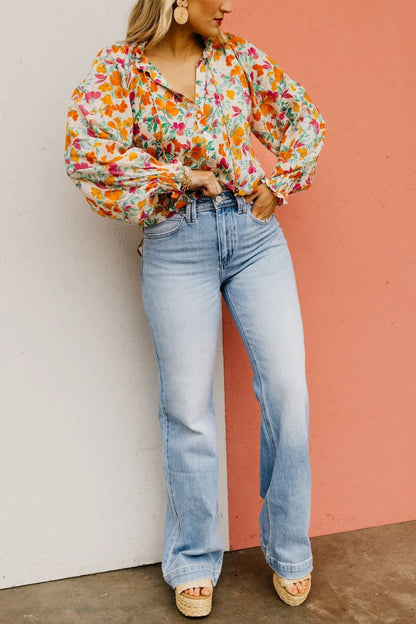 🏆LAST DAY SALE 50% OFF💥 Vintage Wash Plus-Size Jeans -Stretchy, Straight Leg & Butt-Lifting Fit