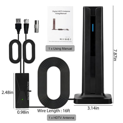 🔥 TV Antenna Digital HD Antena Indoor HDTV 1080P 4K Long Range