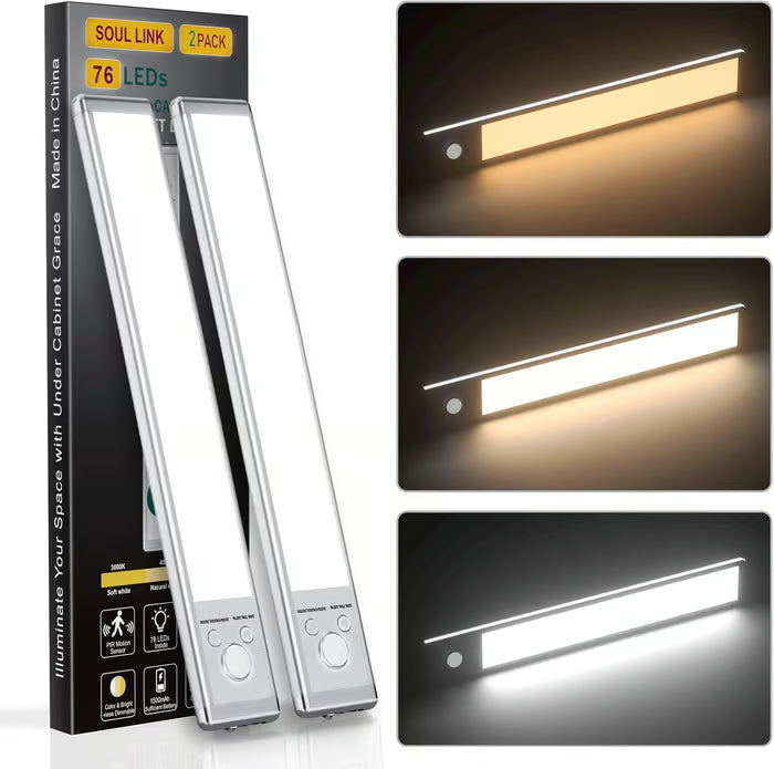 Magnetic LED Light — Charge Once, Use for 2 Months