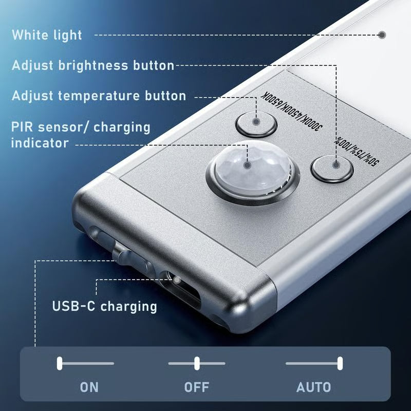 Magnetic LED Light — Charge Once, Use for 2 Months