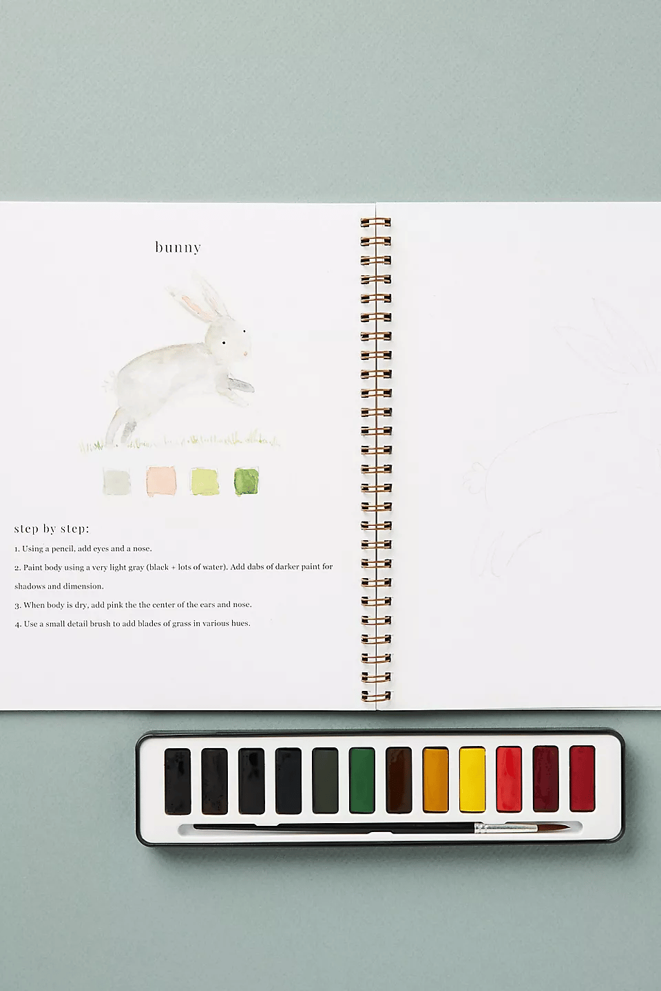 🔥Lente Korting🖼️ Aquarel Werkboek voor Nieuwe Kunstenaars
