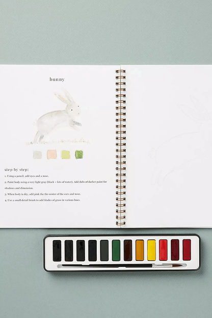 🔥Lente Korting🖼️ Aquarel Werkboek voor Nieuwe Kunstenaars