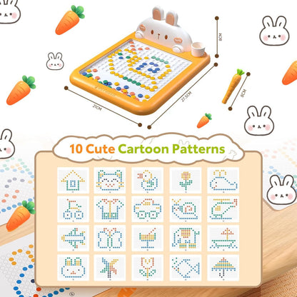 🐇Magnetic Dots Drawing Board for Toddlers
