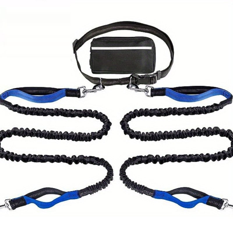 🎁Last Day 49% OFF🔥-Hands Free Dog Leash with Zipper Pouch