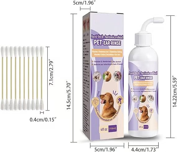🐶🐱Pet Ear Cleaner - Infection Treatment for Dogs & Cats