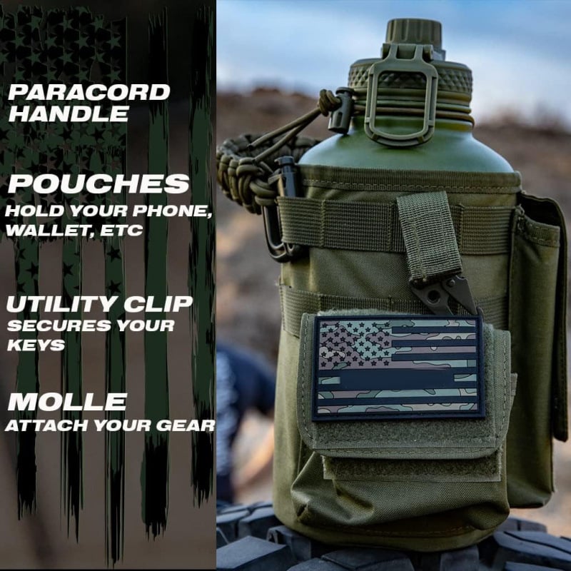 🎖️ Portable Cold & Hot Stainless Steel water bottle with Straw – Reusable Drinkware