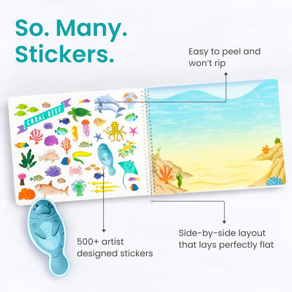 🔥LAST DAY 60% OFF - 🦋 Hello Bugs Sticker Book Activity for Kids 🐞 (over 500 stickers!)