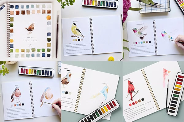 🔥Lente Korting🖼️ Aquarel Werkboek voor Nieuwe Kunstenaars