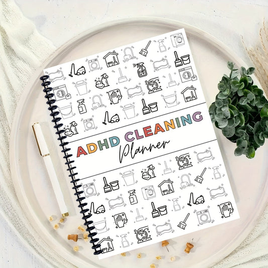 🔥LAST DAY 46% OFF - 📕ADHD Cleaning & Organizing Toolkit - Chore Planner✔