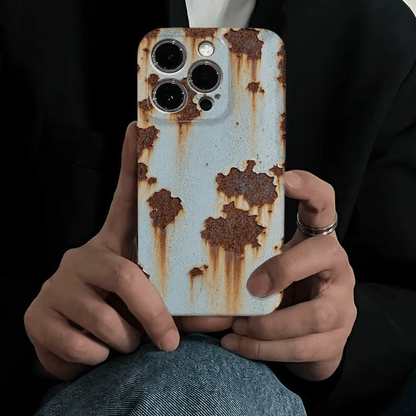 📱 Rusty Glossy Pattern iPhone Case