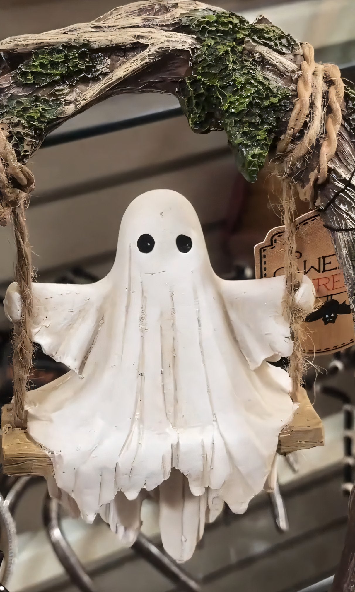 🔥👻 Early Halloween Special: Ghost on a Tree Swing – Add Fun & Spooky Vibes to Your Party!