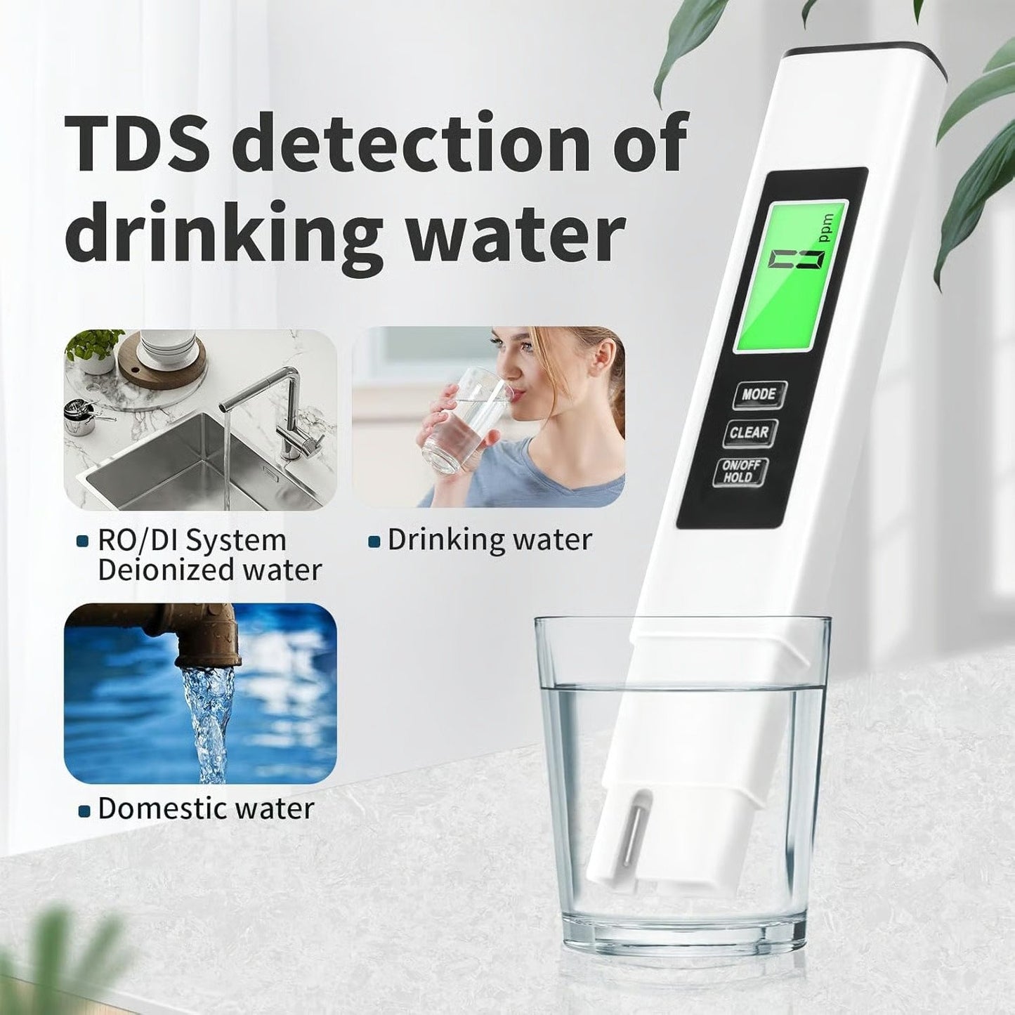 🔥2025 New 4 in 1 Tds Meter Digital Water Tester