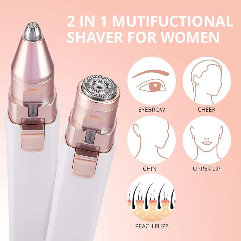 ✨2-in-1 Women's Eyebrow and Facial Hair Removal Device