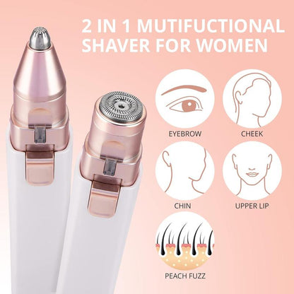 ✨2-in-1 Women's Eyebrow and Facial Hair Removal Device