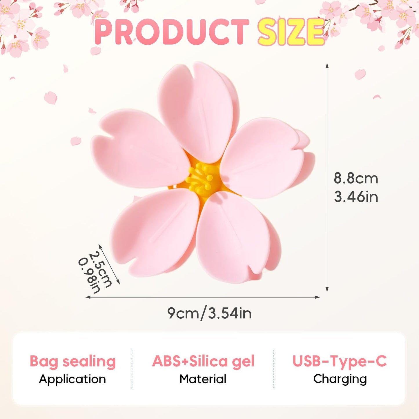 🌸Sakura Magnetic Snack Seal Clip