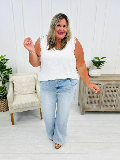 🏆LAST DAY SALE 50% OFF💥 Vintage Wash Plus-Size Jeans -Stretchy, Straight Leg & Butt-Lifting Fit