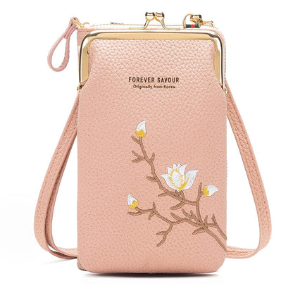 💼👛 Women Sling Cross-Body Wallet with Mobile Cell Phone Holder 📱✨